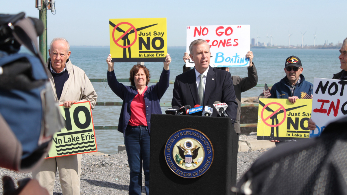 JACOBS LAUNCHES EFFORT TO PREVENT WIND TURBINES IN GREAT LAKES